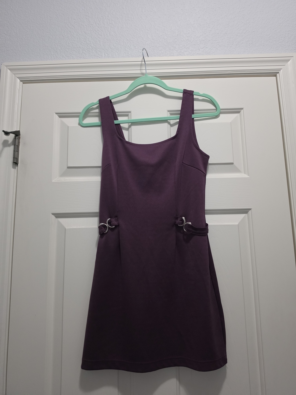 Express Brand Vintage Plum Square-Neck Mini Dress Size 1/2